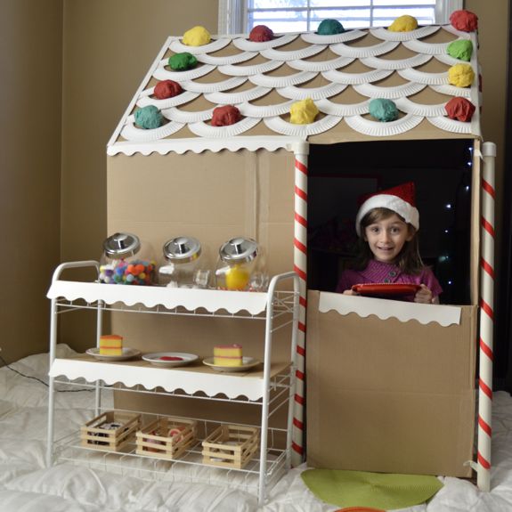 Life Sized Cardboard Gingerbread House