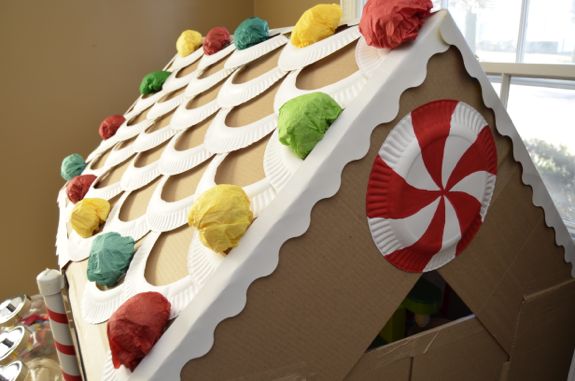 Life Sized Cardboard Gingerbread House