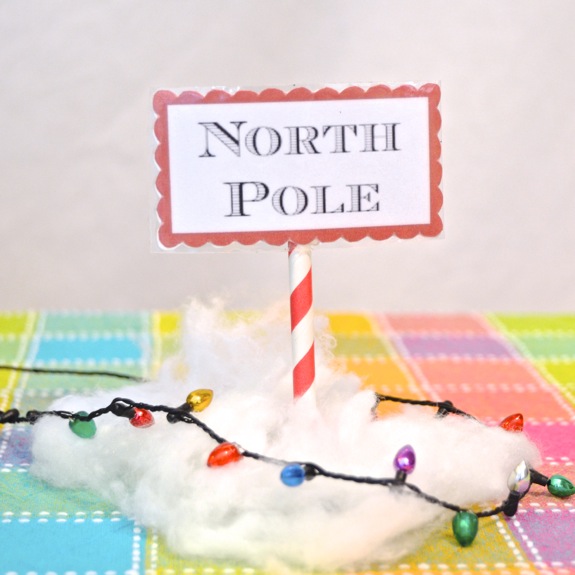 North Pole Travel Play Set