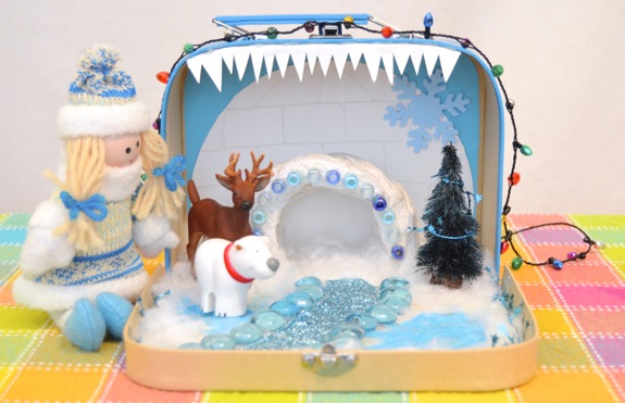 North Pole Travel Play Set