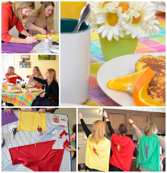 A Special Superhero Cape Making Brunch