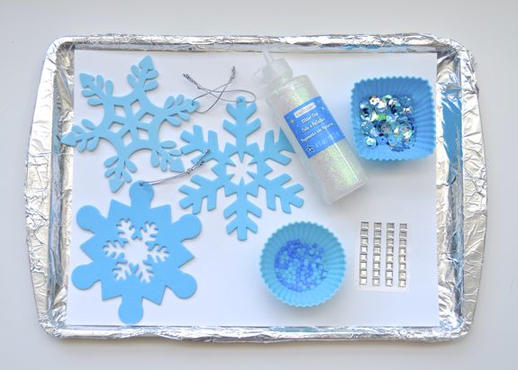 Fine Motor Craft- Winter Snowflakes