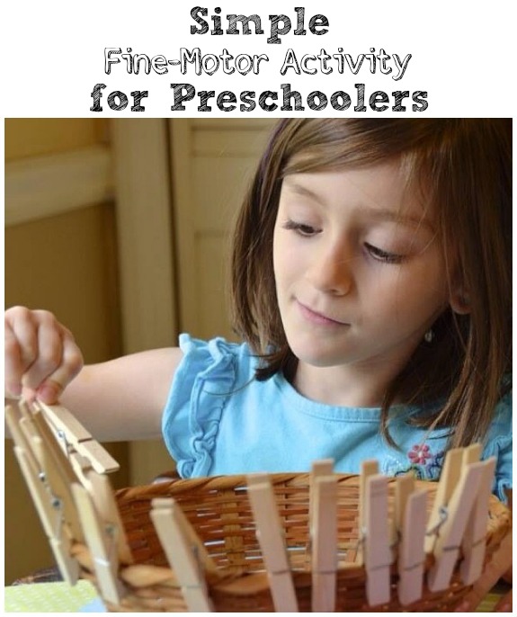 Simple Fine-Motor Activity for Preschoolers