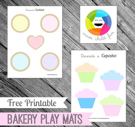 Free Printable For Preschoolers Bakery Play Mats Inner Child Fun