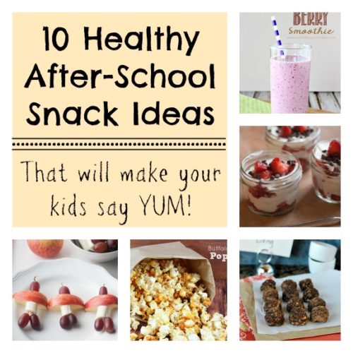 10 Healthy After School Snack Ideas