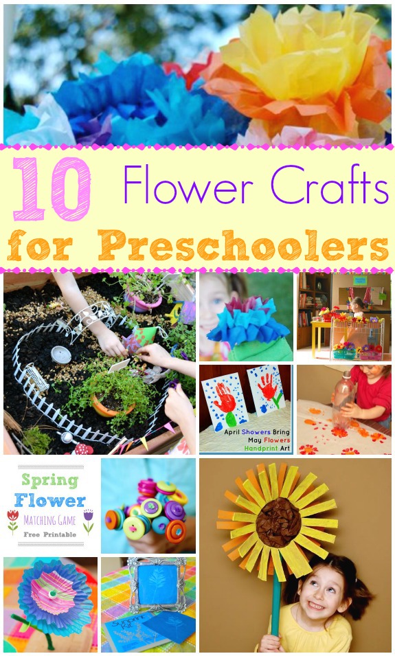 Flower Crafts for Preschoolers Inner Child Fun