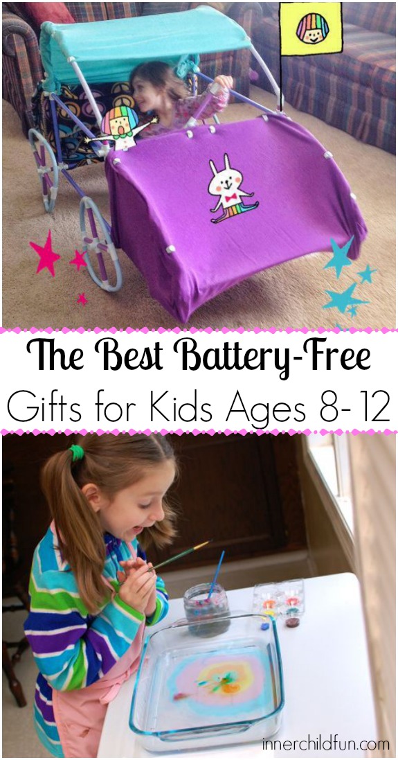 Best Battery-Free Gifts for Kids Ages 8-12 -- saving this for when I need a birthday gift idea!