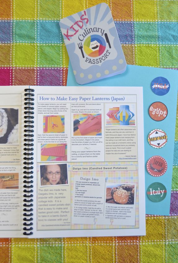 Kids' Culinary Passport eBook -- cook and craft your way around the world!