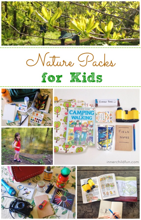 Nature Packs for Kids -- a handy list of what to include