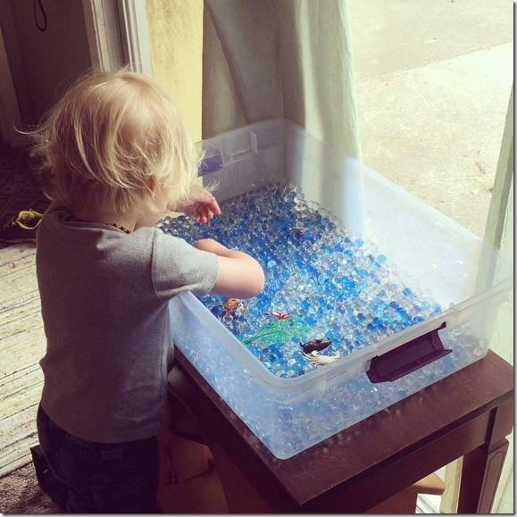 Creating an Ocean Sensory Table