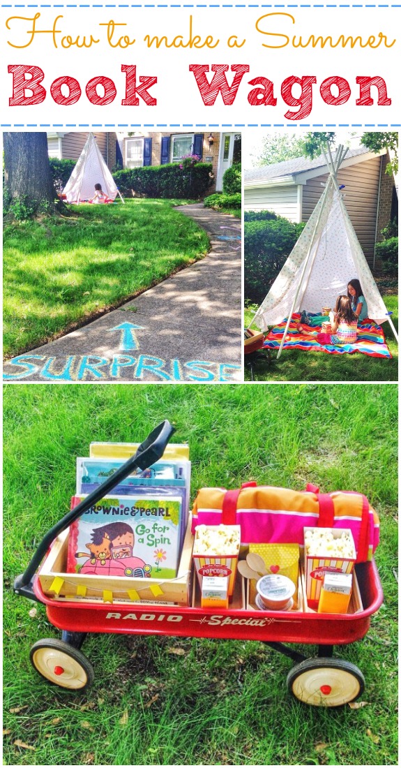 How to Make a Summer Book Wagon - Inner Child Fun