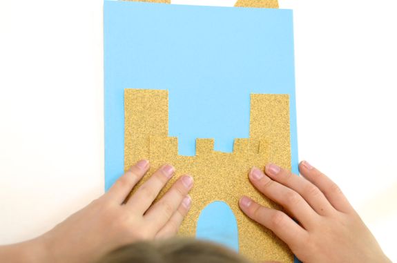 Summer Craft for Kids - Sandcastle Notecards