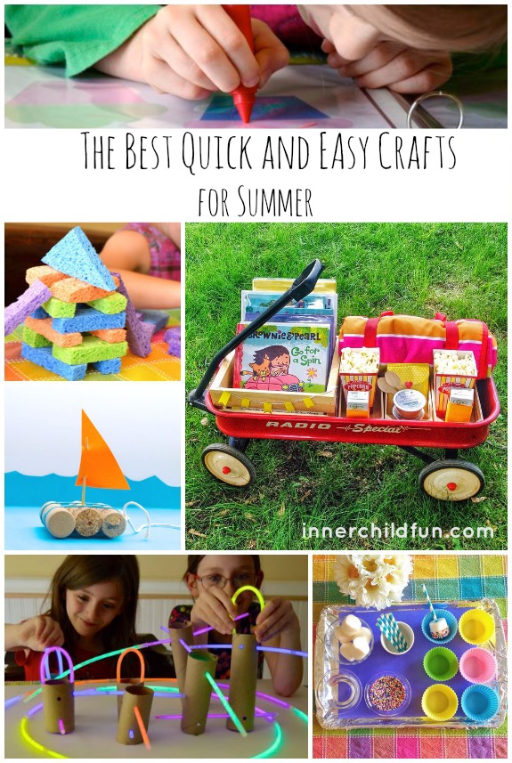 the best quick and easy crafts for summer inner child fun