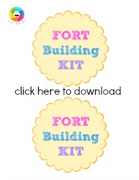 Fort Building Kit Label (printable)