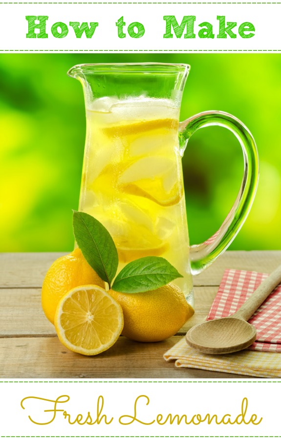 How to Make Fresh Lemonade