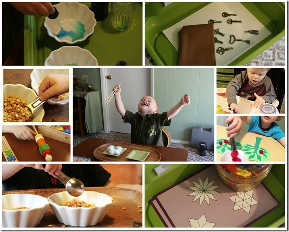 Homeschooling with Toddlers - Montessori Trays