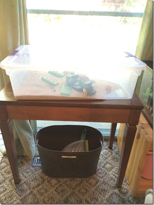 Homeschooling with Toddlers -- Sensory Bins