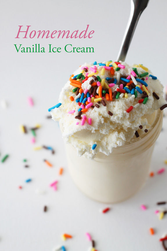 Homemade Vanilla Ice Cream