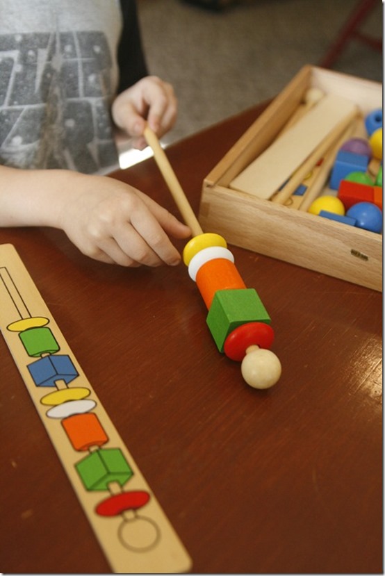 Homeschooling with Toddlers - Montessori Trays