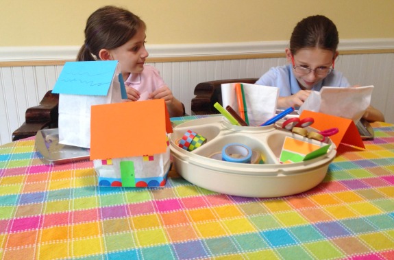 Rainy Day Fun -- Paper Bag Houses