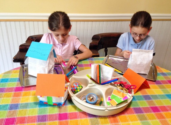 Rainy Day Fun -- Paper Bag Houses