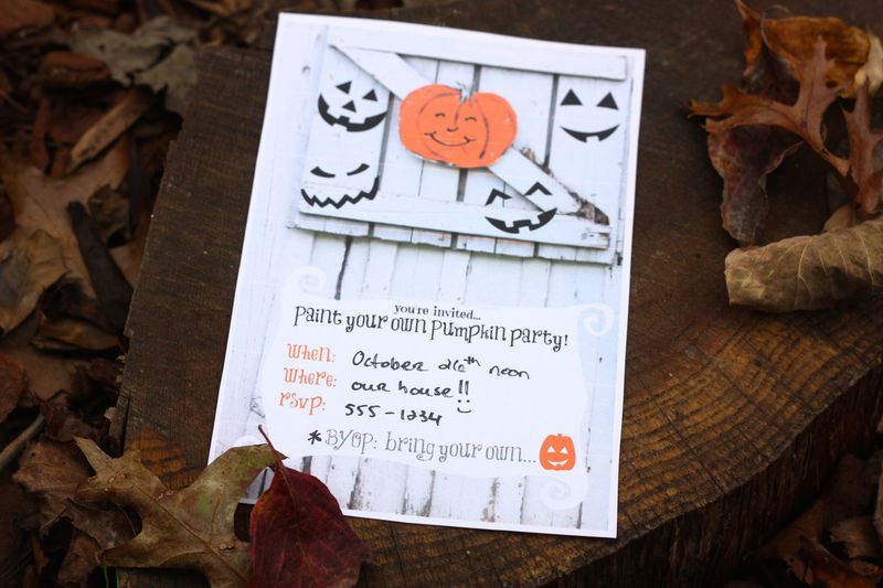 5 Tips for Hosting a Pumpkin Painting Party