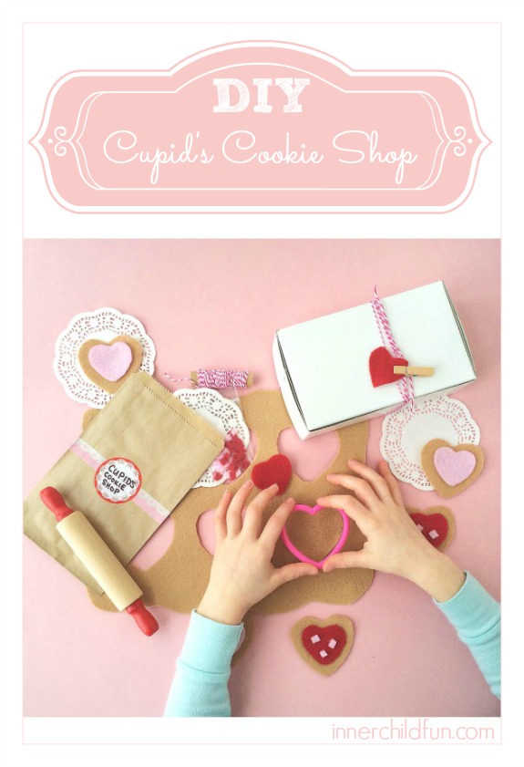 DIY Cupid's Cookie Shop -- how CUTE is this??