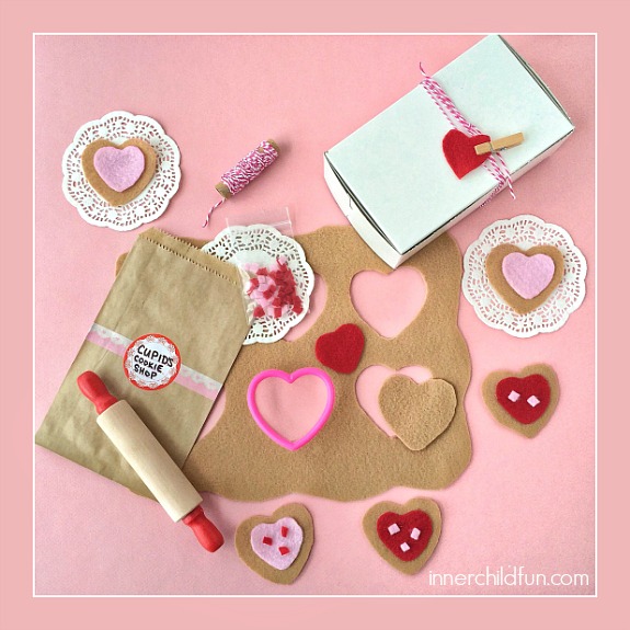 DIY Cupid's Cookie Shop -- how CUTE is this??