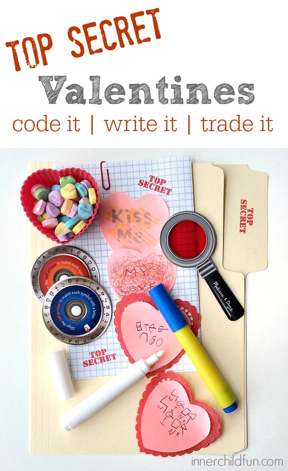 Writing Center Idea -- Top Secret Valentines! Love this!!