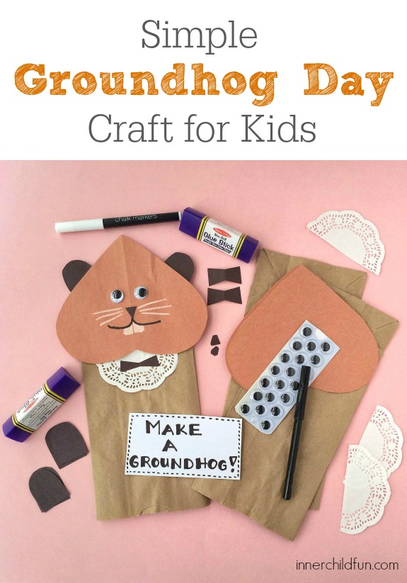 Simple Groundhog Day Craft for Kids