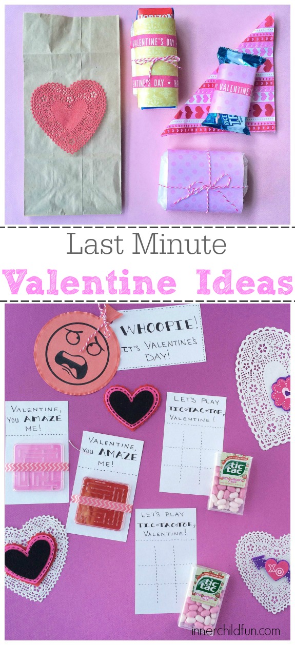 Last Minute Valentine Ideas for Kids