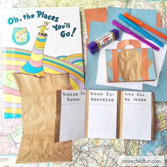 Oh, the Places You'll Go! Craft and Writing Activity