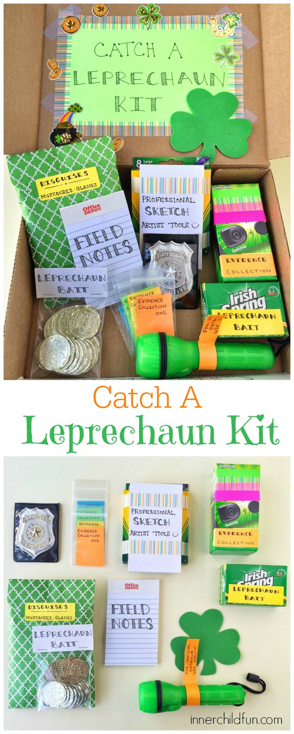 DIY Gift Idea for St. Patrick's Day -- Catch a Leprechaun Kit