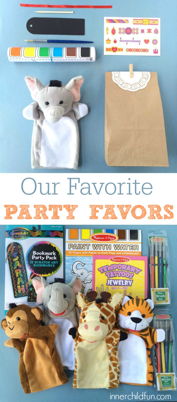 Birthday Party Favor Ideas -- these are great!