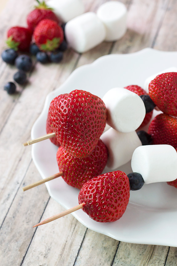 Red, White, and Blue Fruit Skewers | Inner Child Food