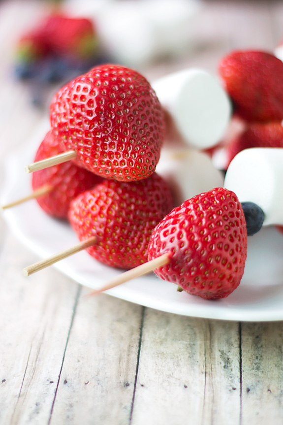 Patriotic Fruit Skewers! | Inner Child Food