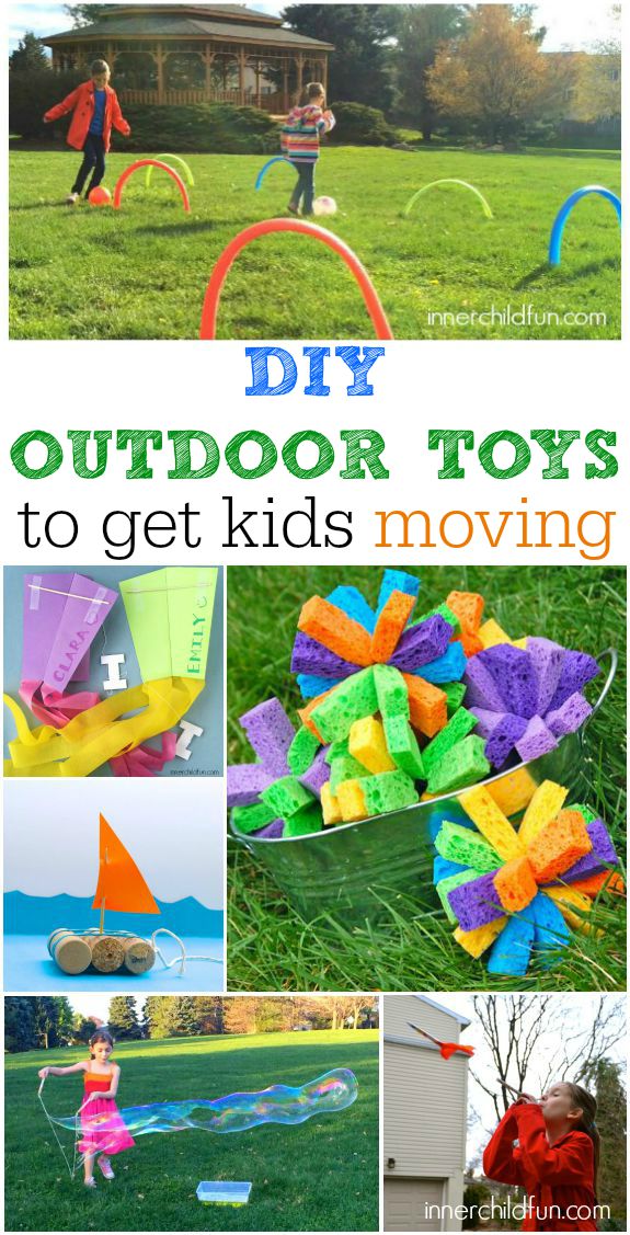 DIY Outdoor Toys to Get Kids Moving