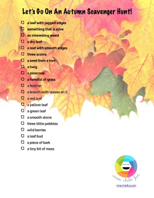 Autumn Treasure Hunt Printable