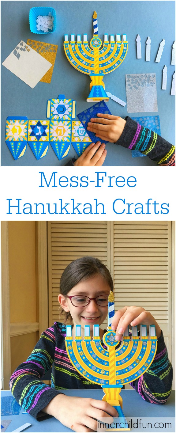 Mess-Free Hanukkah Crafts