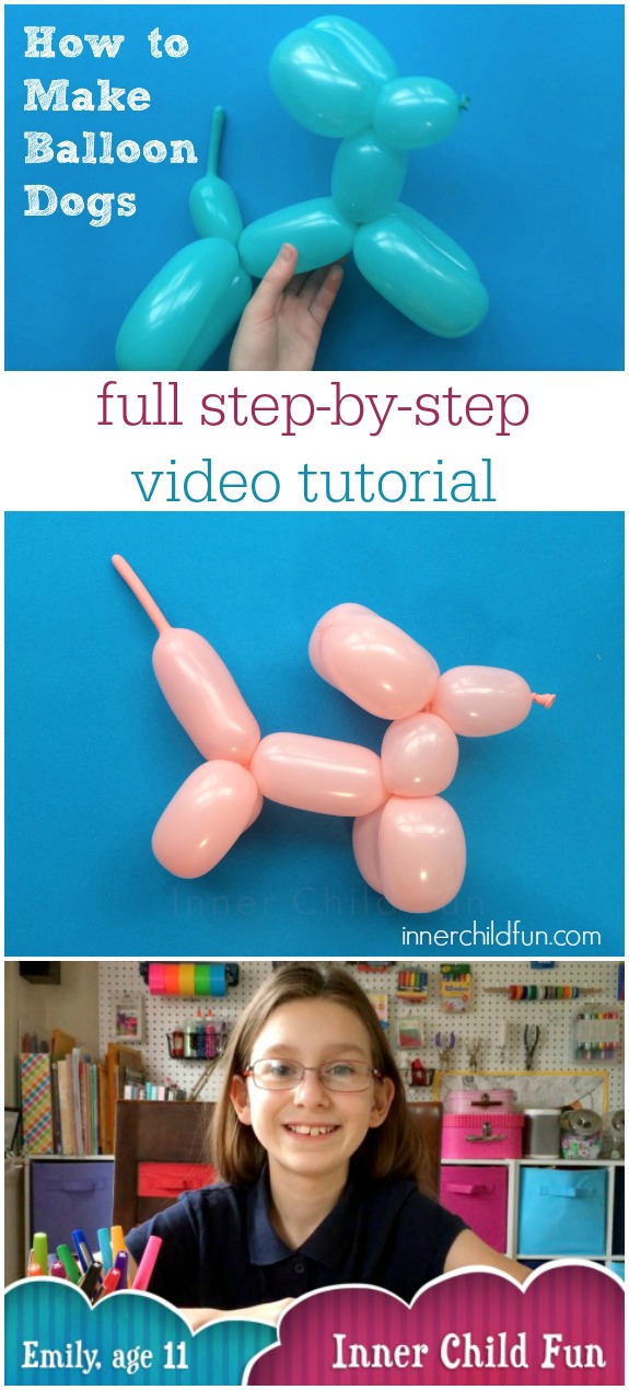 How to Make Balloon Dogs (video tutorial) - Love this!