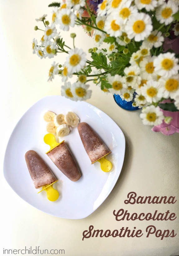 Banana Chocolate Smoothie Pops