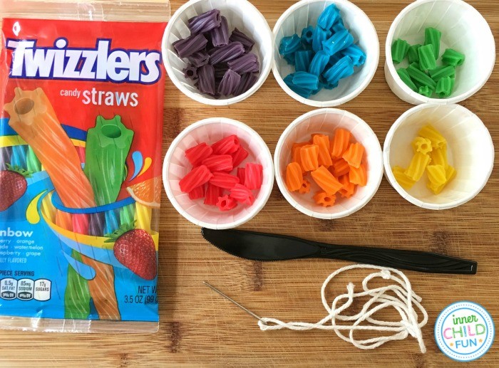 Easy Candy Necklace Party Craft
