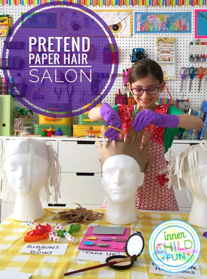 Pretend shop hair salon