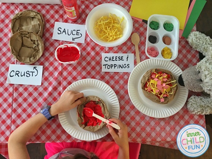 Rainy Day Activity - Paper Pizza Parlor