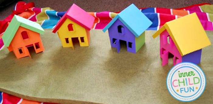 Free Paper House Template - Print and Play! - Inner Child Fun