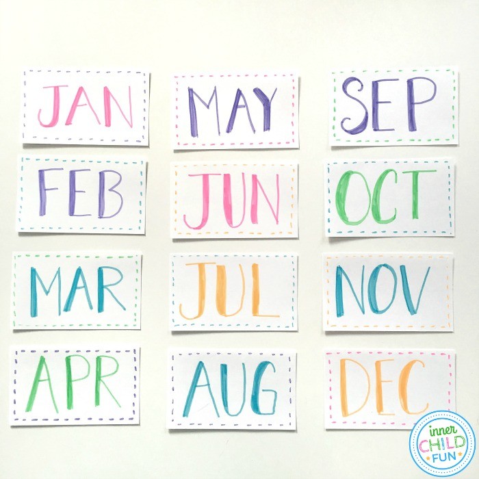 DIY Family Gift Idea - Puzzle of the Month
