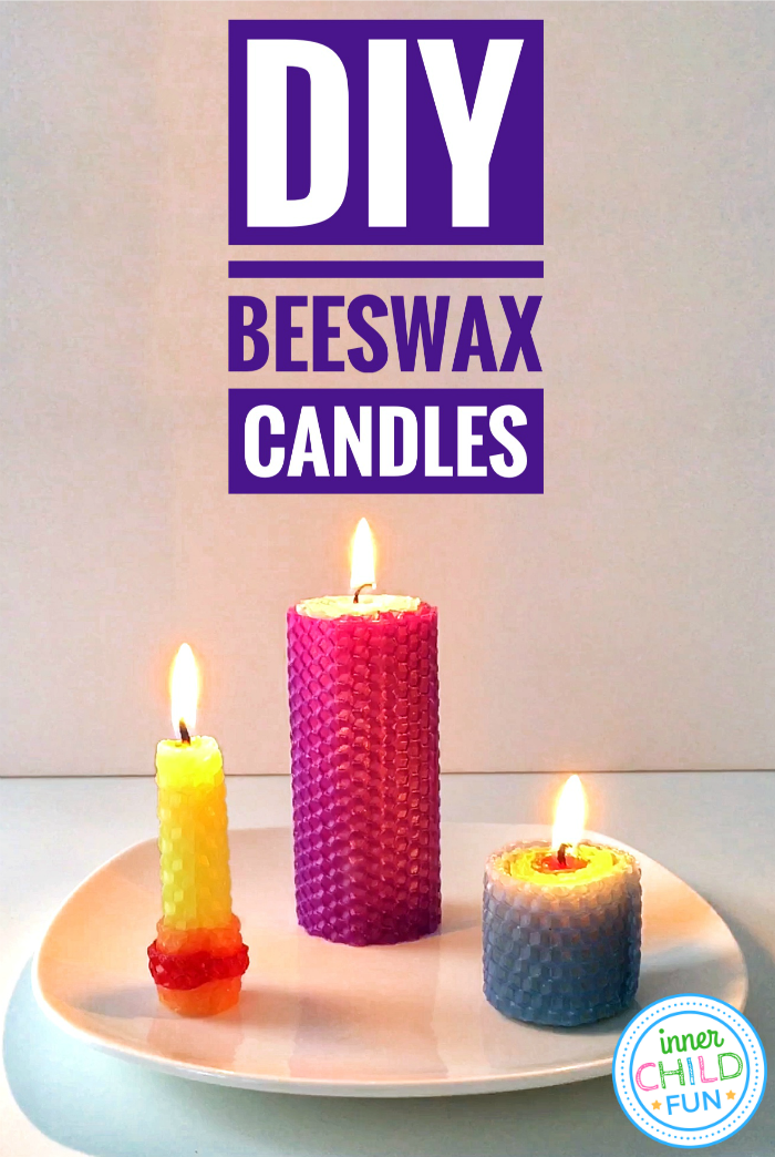 DIY Beeswax Candles from Sheets