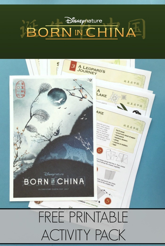 DisneyNature's Born in China Activity Packet!