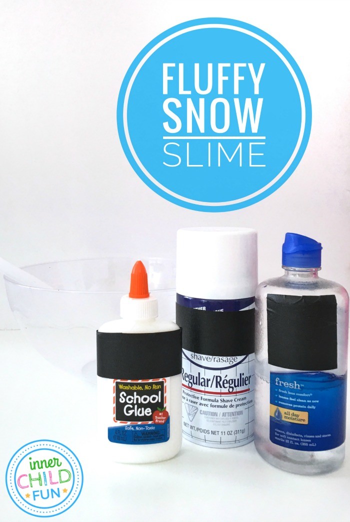 Fluffy Snow Slime Boredom Buster for Tweens