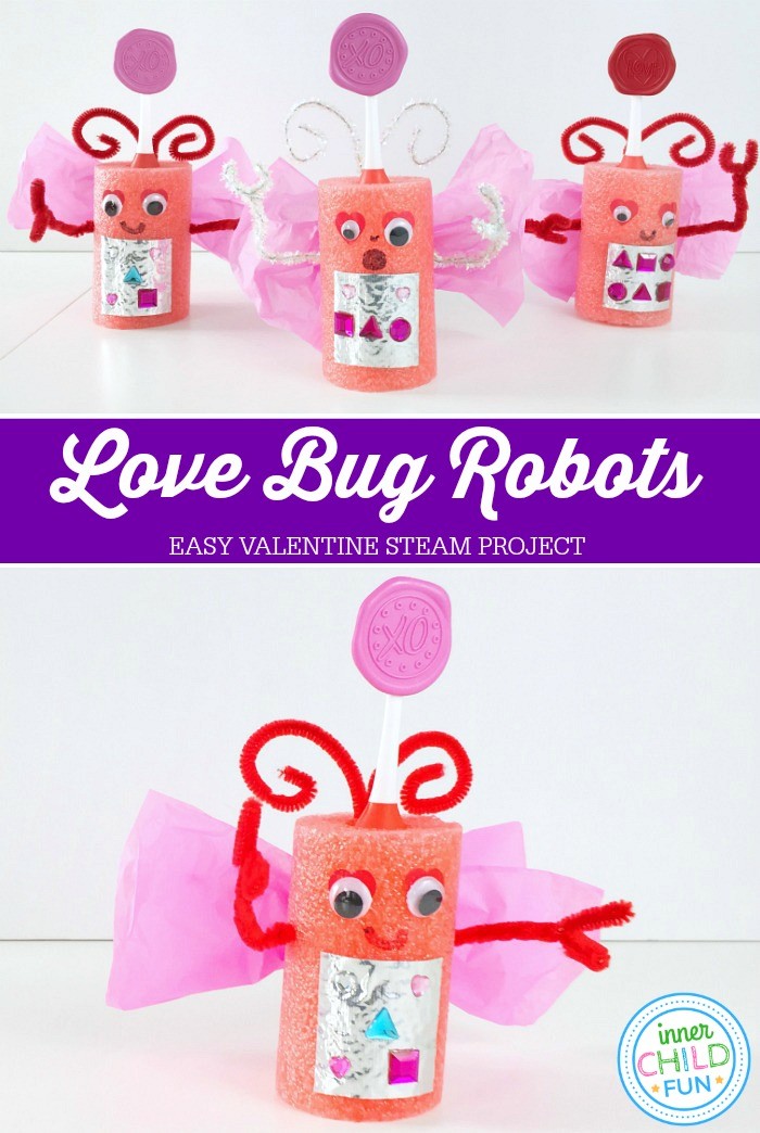 Valentine STEAM Project - EASY Love Bug Robots